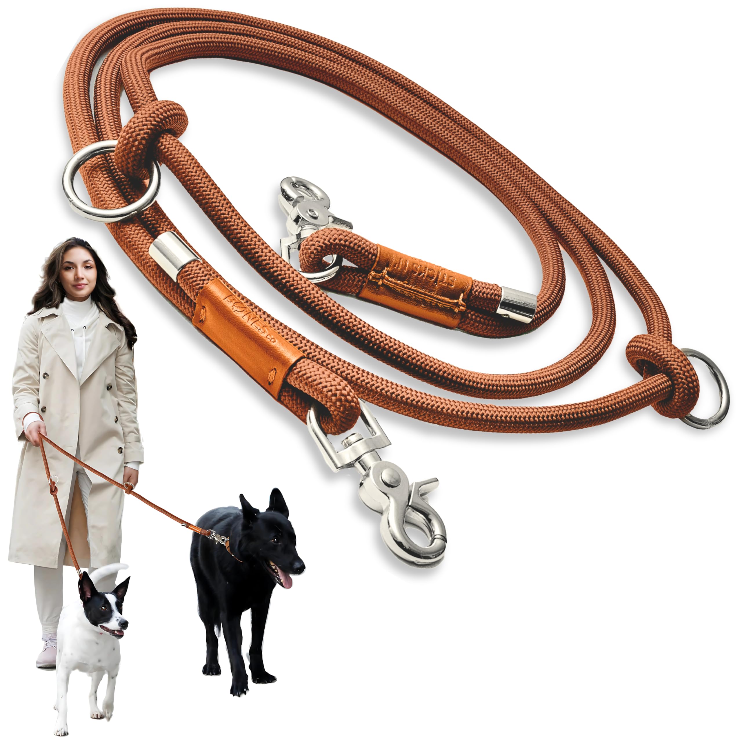 Waitst Leads Hands Free Dog Leash, Waist Leash for Dog Walking, Crossbody ...