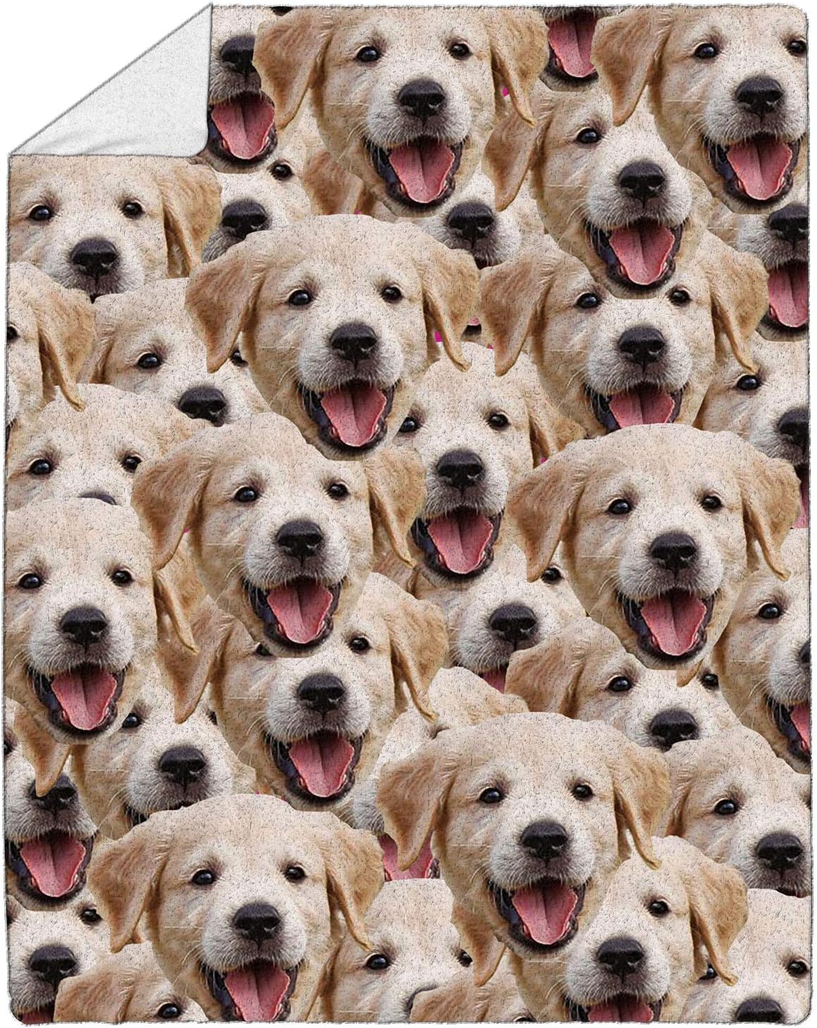 custom dog picture blanket