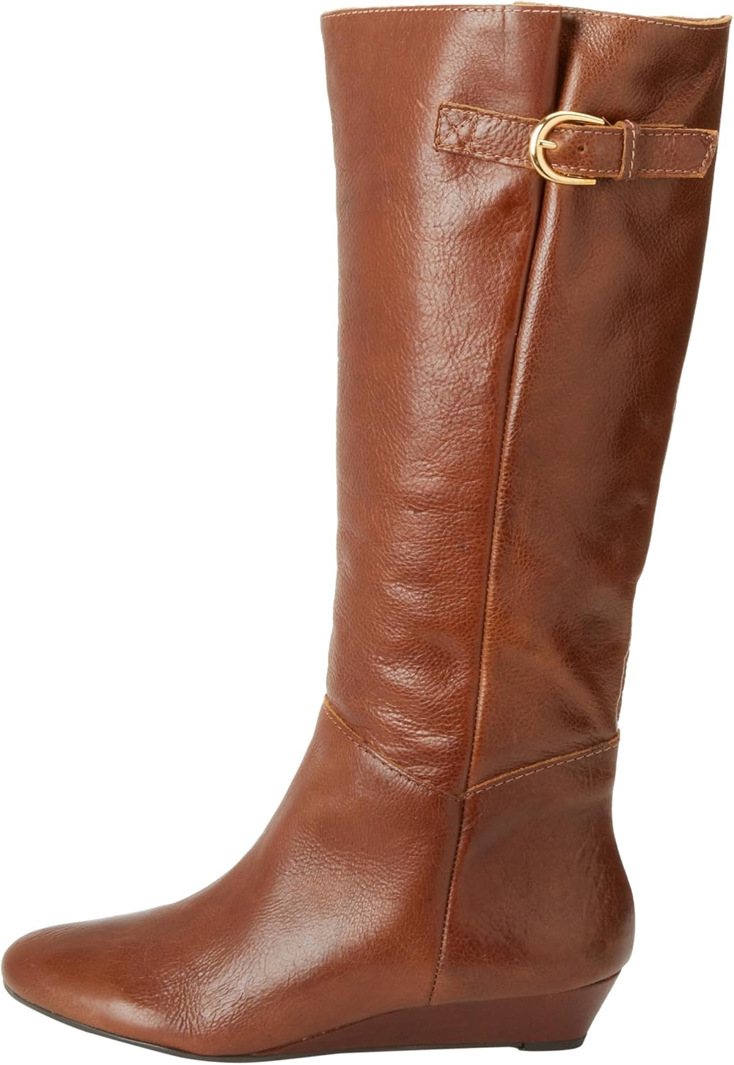steven by steve madden intyce leather slouch buckle boot