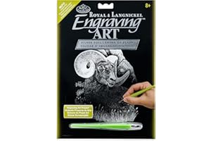 ROYAL & LANGNICKEL Royal and Langnickel Silver Engraving Art, Longhorn Ram