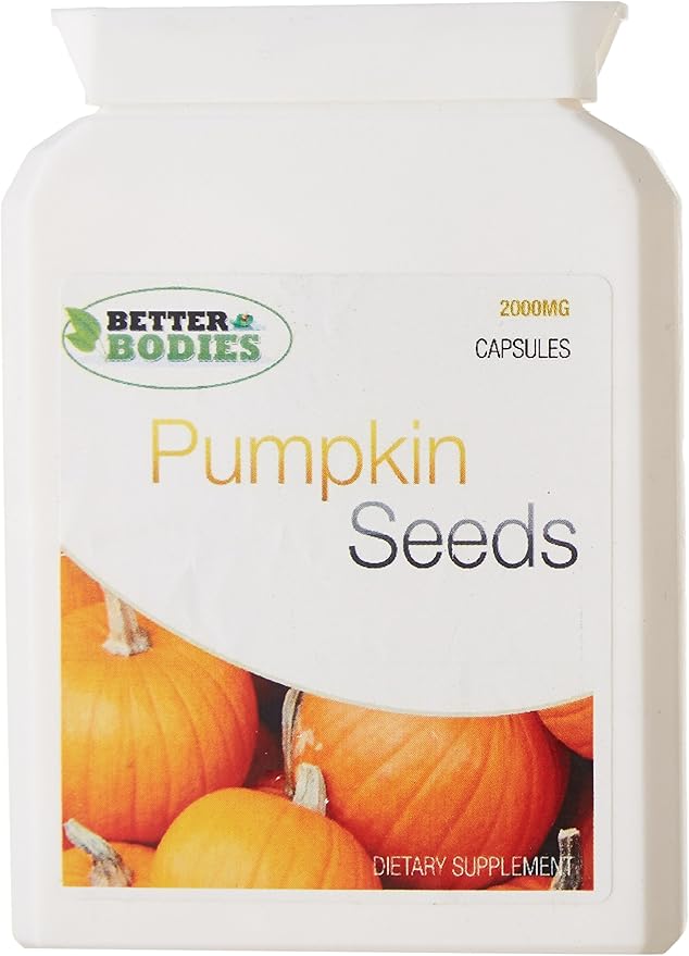 Better Bodies 2000 mg Pumpkin Seed Oil Extract Pack of 90 Capsules