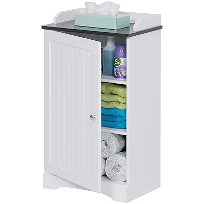 Best Choice Modern Bathroom Storage Organizer Cabinet with 3 Shelves