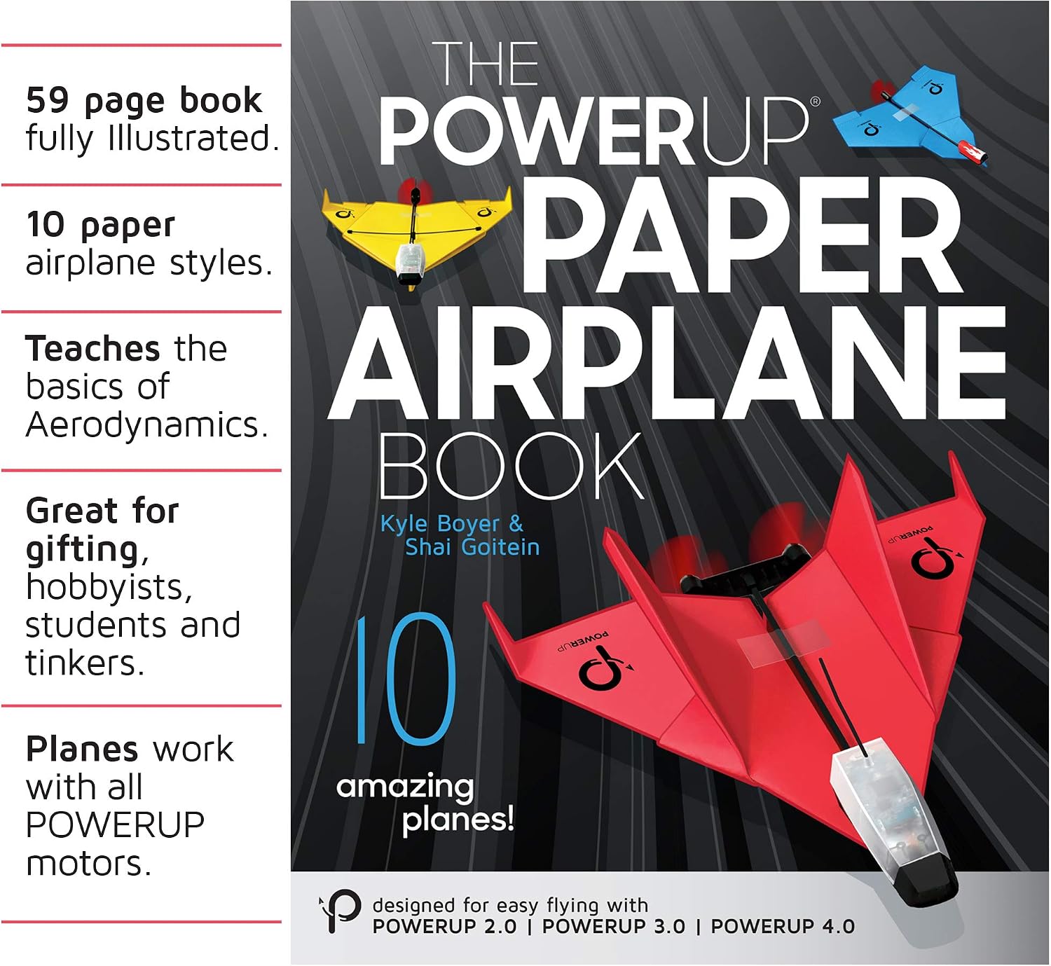 POWERUP Paper Airplane Book: The Ultimate Paper Airplane Guide- Designed for POWERUP 2.0 & 4.0 Powered Paper Planes-10 Innovative Designs with Video Instructions-for Kids Hobbyists - Image 3