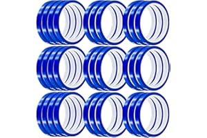 YOUKE OLA 30 Rolls Sublimation Heat Tape, Blue Heat Resistant Tape, Heat Transfer Tape for Sublimation Glass Cup Mug Fabric Heat Press Tape, 10mm x 33m(108ft)