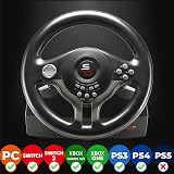 Subsonic Racing Steering Wheel SV200 with Pedals Paddles for Switch PS4 Xbox PC view 2