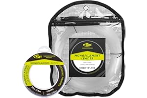 SF Monofilament Leader Line Mono Material Leader Line Monofilament Fishing Line Clear 100M/110Yds for Saltwater 30LB to 400 L