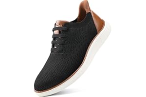 VILOCY Men's Slip on Casual Dress Tennis Walking Shoes Ease in Laceless Fashion Sneakers Breeze Business Oxfords