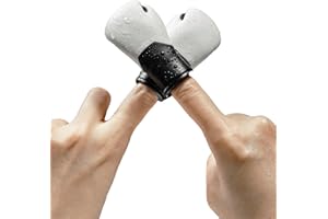 AQKILO Boxing Gloves Mini Finger Puppets, Knock Out Your Stress! Weird Stuff Random White Elephant Gifts, White - 4Pcs