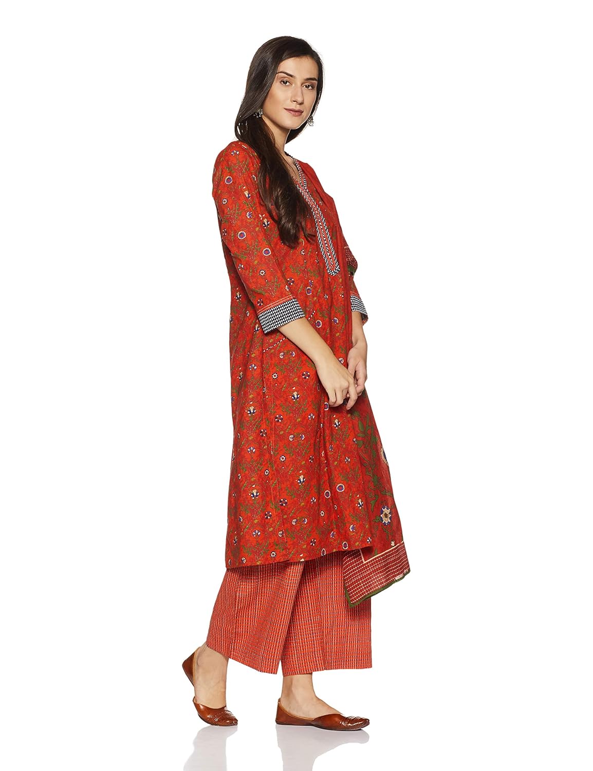 biba women's straight salwar suit set