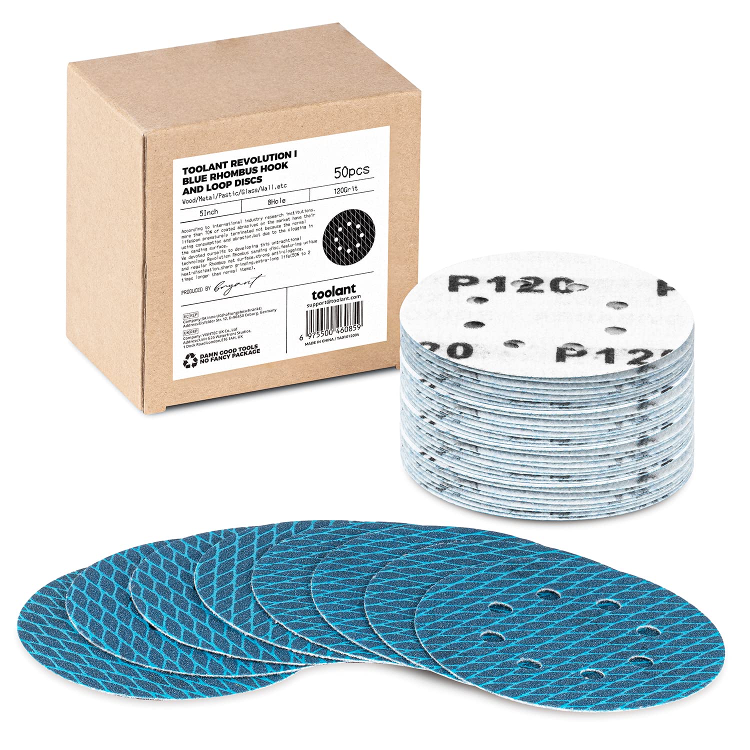 Diamond Shape 5 Inch 120 Grit Sanding