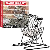 Global Gizmos 50690 Traditional Bingo Set with Cage 75 Balls 18 Cards 150 view 5