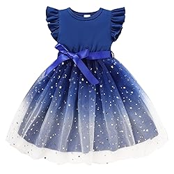 Sinhoon Toddler Girl Tulle Dress Summer Ruffle