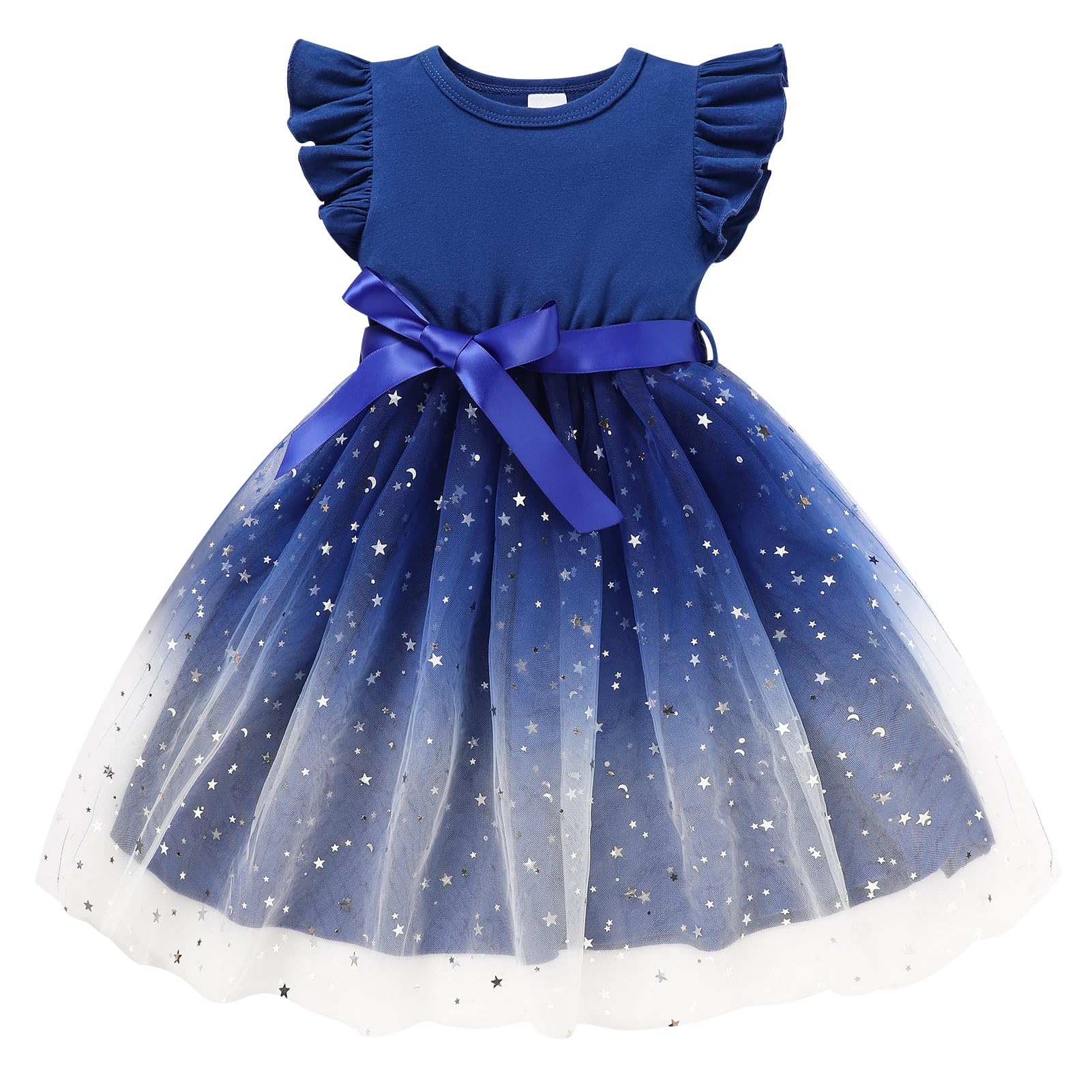 Sinhoon Toddler Girl Tulle Dress Summer Ruffle