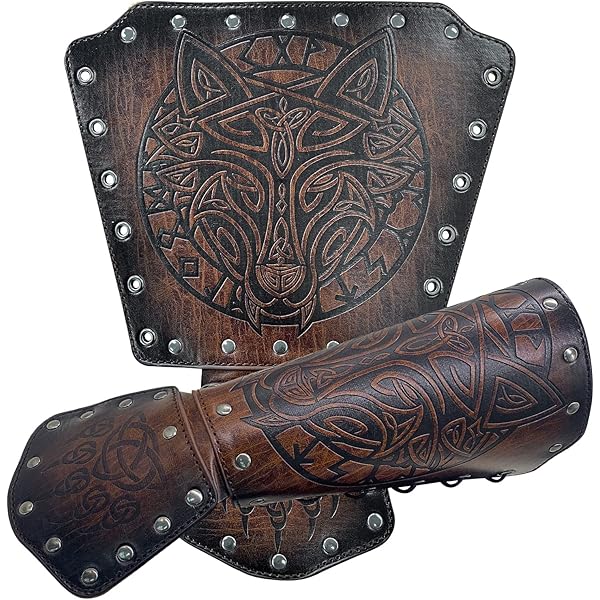 Armadura De Hombros De Guerrero Vikingo, Par De Palderos Y