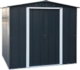 Duramax ECO 6 x 6 Metal Garden Storage Shed Anthracite