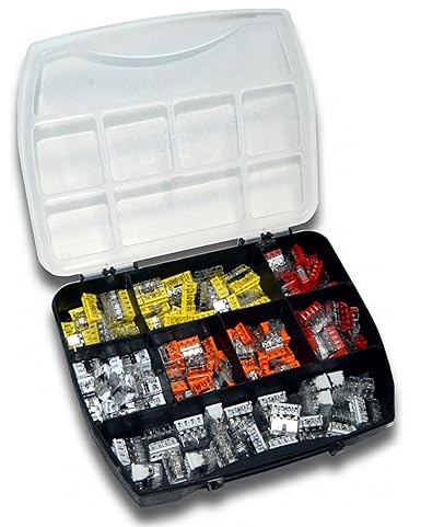 WAGO Klemme 2273 Serie Set Sortiment (160 Stück) inkl. Sortimentskasten 35x 2273-202 | 35x 2273-203 | 35x 2273-204 | 35x 2273
