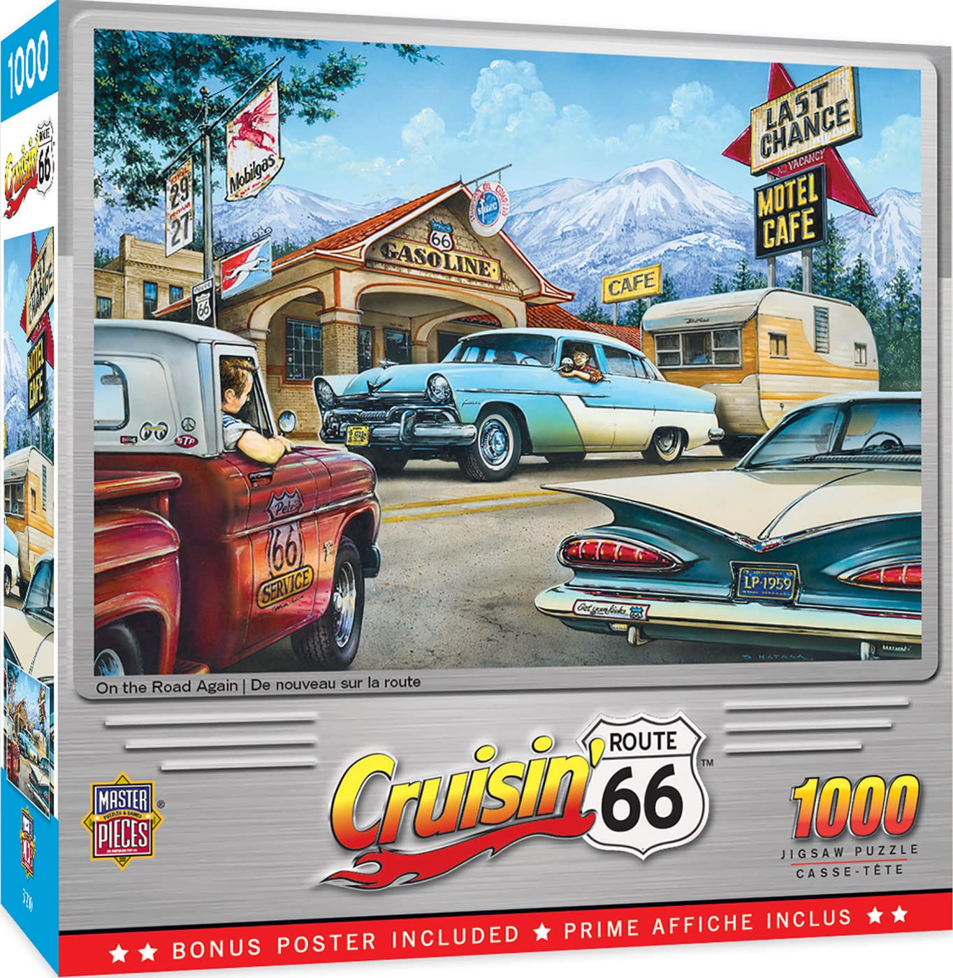 MasterPieces 1000 Piece Jigsaw Puzzle for Adults, Family, Or Youth - On The Road Again - 19.25"x26.75"