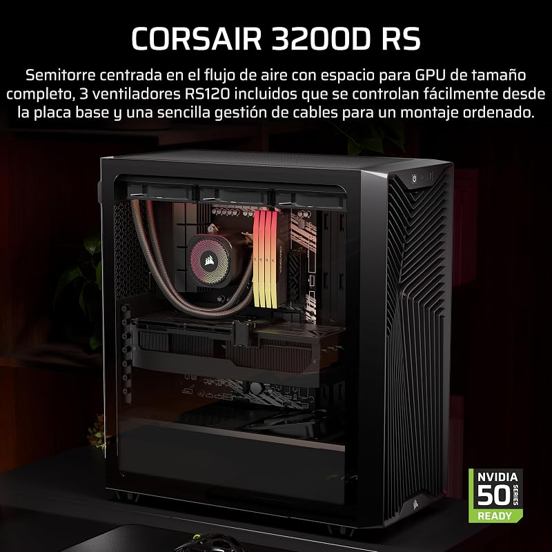 Caixa de PC 3200D RS Mid-Tower – Preto
