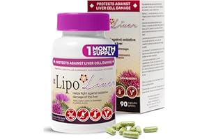 Dr Klein's Alpha Lipo Liver Daily Support Supplement, Fatty Liver Support. Alpha Lipoic Acid, Milk Thistle, Choline. Vitamin 