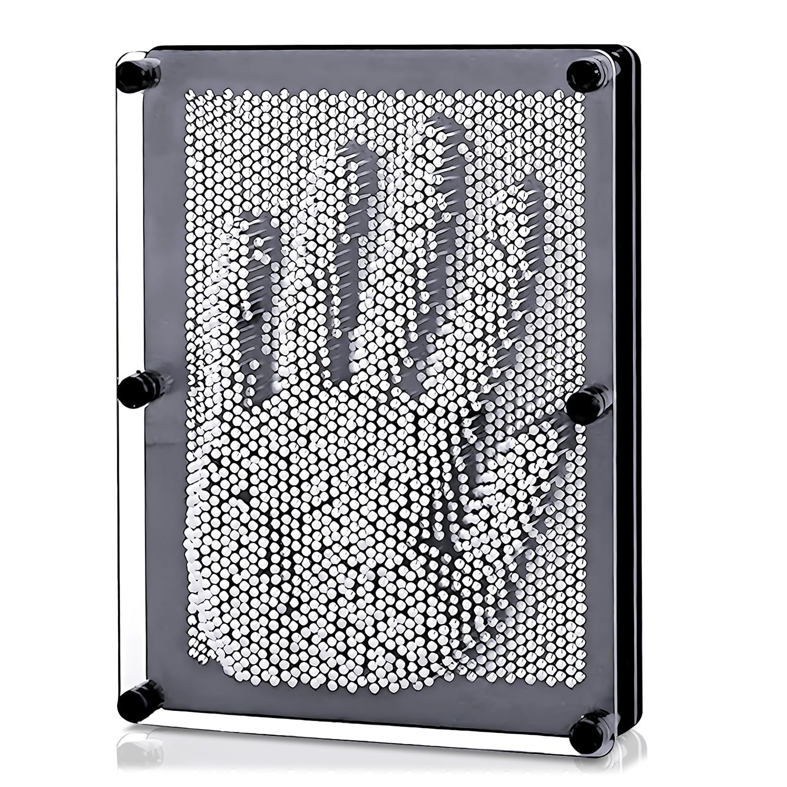 Metal Pin Art Impression Toy Large,13x18cm 3D Pin Art Board Toy Fun Desk Toys Sculpture Gadget,Cool Stuff for bedrooms,Stocking Fillers Cool Presents for Teenage 7 -16 Year Olds Girls/Boys Gifts