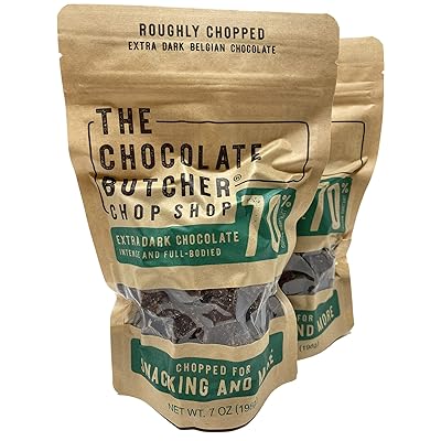 The Chocolate Butcher / Extra Dark Chocolate 70% / Chopped for Snacking or Melting
