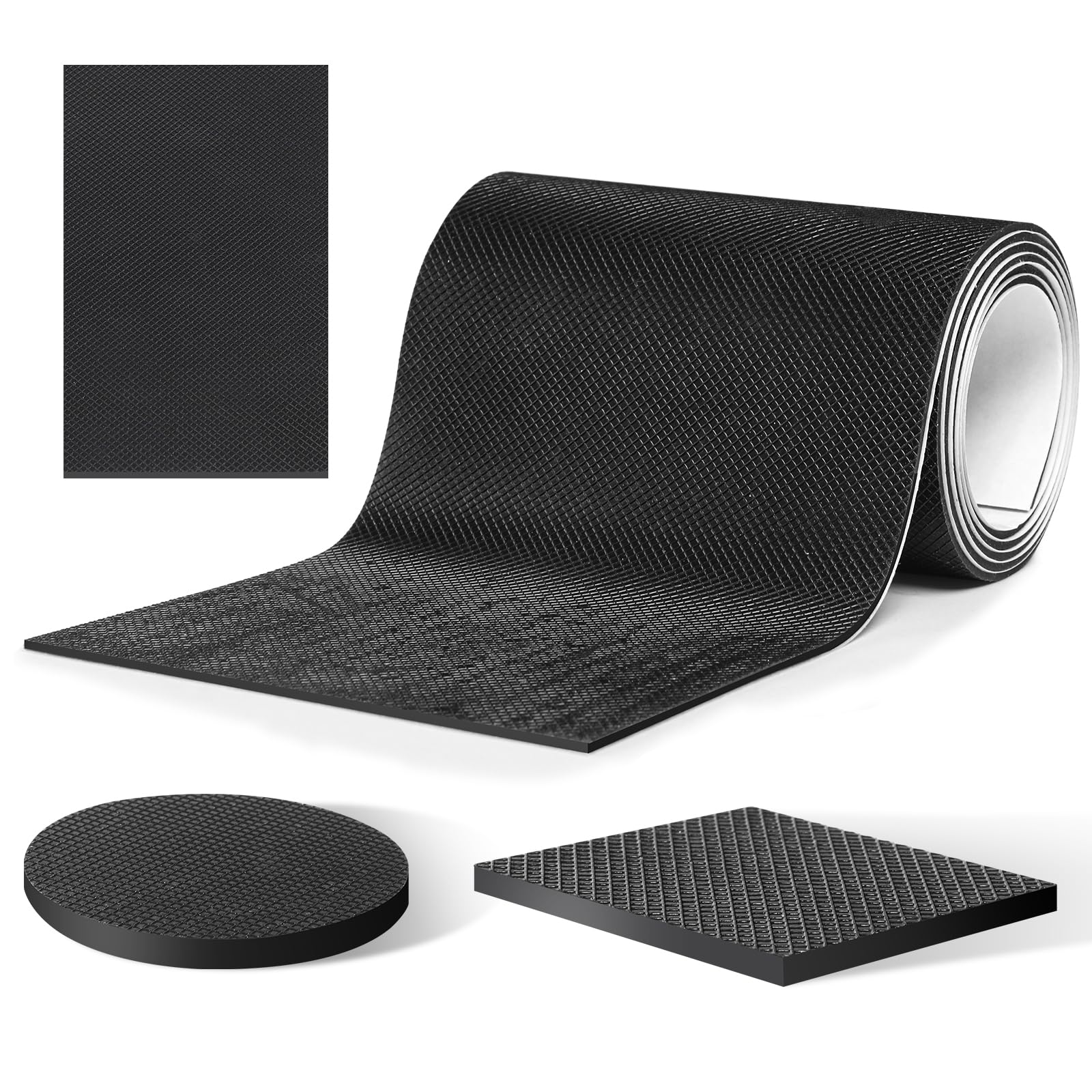Photo 1 of CHUNZEXI Non Slip Self Adhesive Rubber Cuttable Pads, Anti Skid Anti Scratch Floor Protectors for Furniture and Appliances