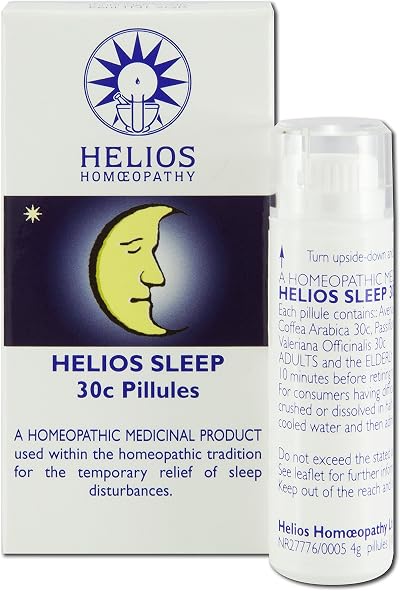 Homeopathy World Helios Sleep 30c Pills Avena Coffea Passiflora Valeriana