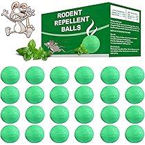 Mouse Rodent Repellent, 24 Pack Peppermint Oil for Mice, Mou
