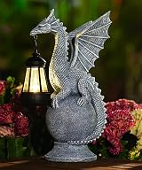 Goodeco Dragon Solar Light Statue Garden Ornament 6.5 x 11.8 in view 8