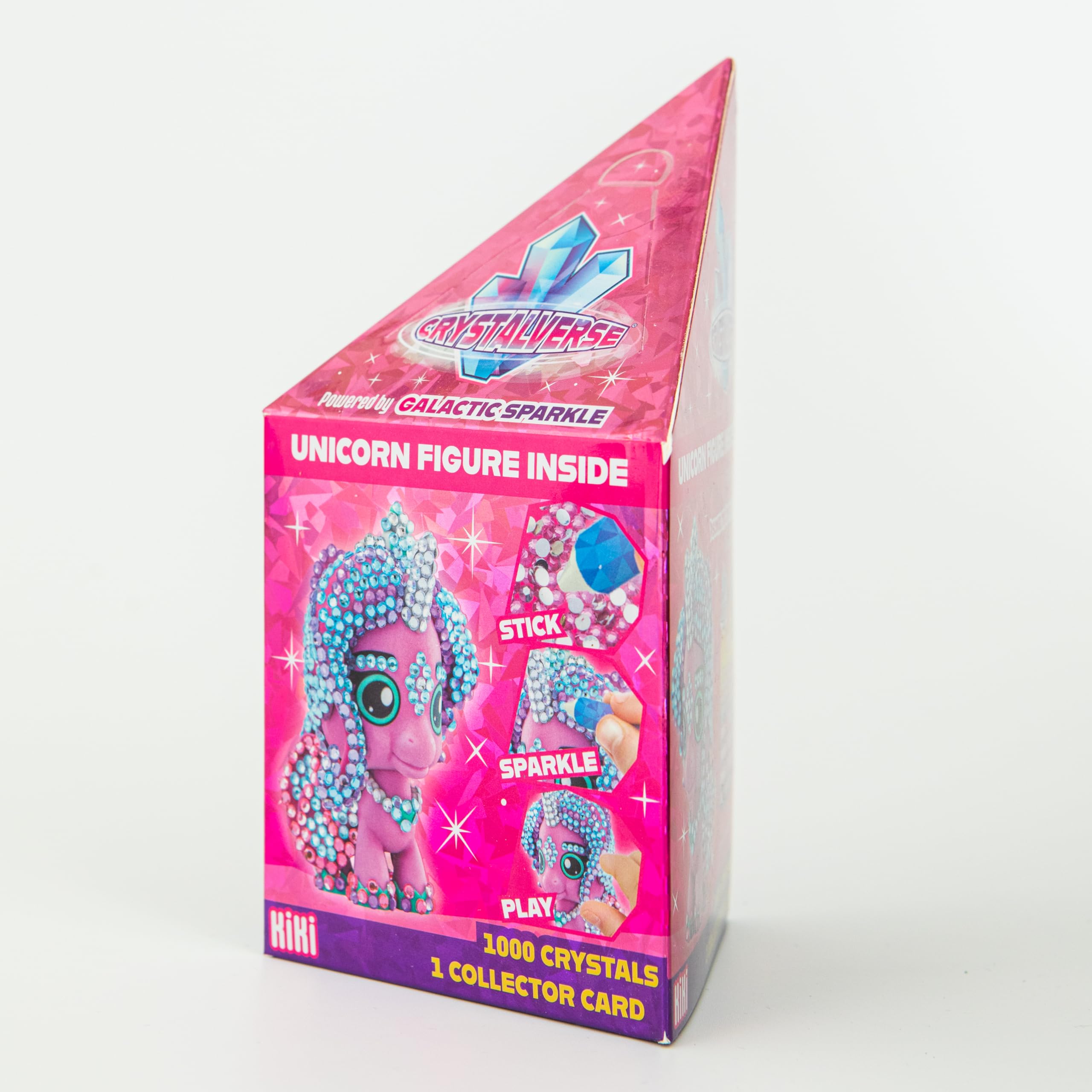 Crystalverse Mini Kiki Kit - Diamond Painting Toy for Kids - Includes Over 1000 Crystals - Ideal for Unicorn Fans - Imaginative and Creative Customisable Toy for Children Ages 6 to 9 Years