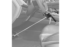 OceanicEcho Pedal Depressor Tool, 29" Adjustable Stainless Steel Bar for Pedal Positioning – Secure Gas, Brake, and Clutch Pedals During Maintenance, Updated