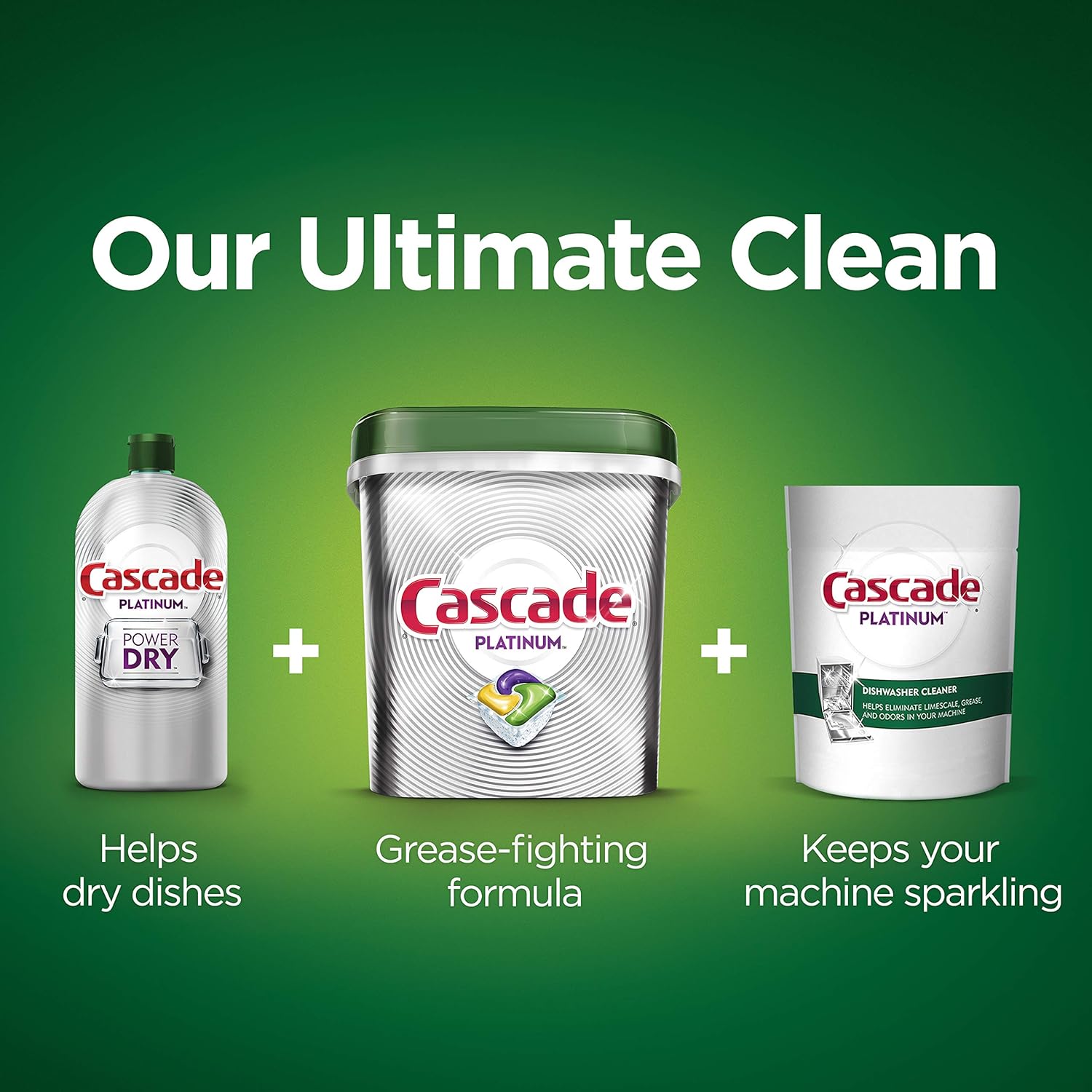 Cascade Original Dishwasher Pods, Actionpacs Dishwasher Detergent Tablets, Fresh Scent, 105 Count: Health & Personal Care