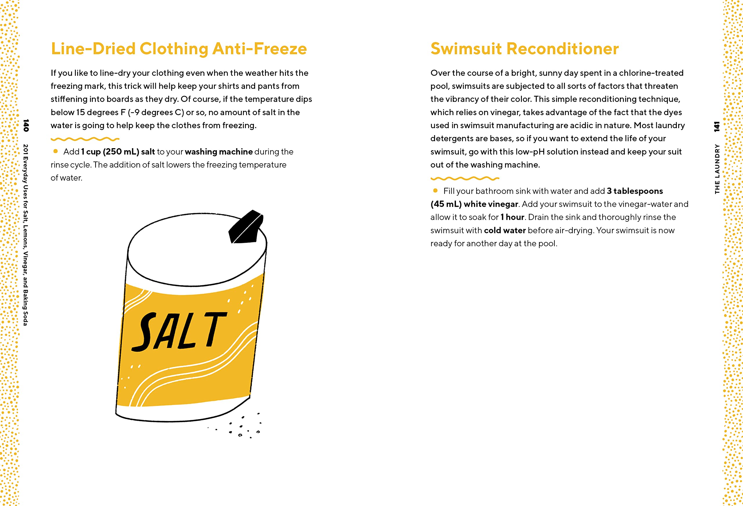 201 Everyday Uses for Salt, Lemons, Vinegar, and Baking Soda: Natural, Affordable, and Sustainable Solutions for the Home
