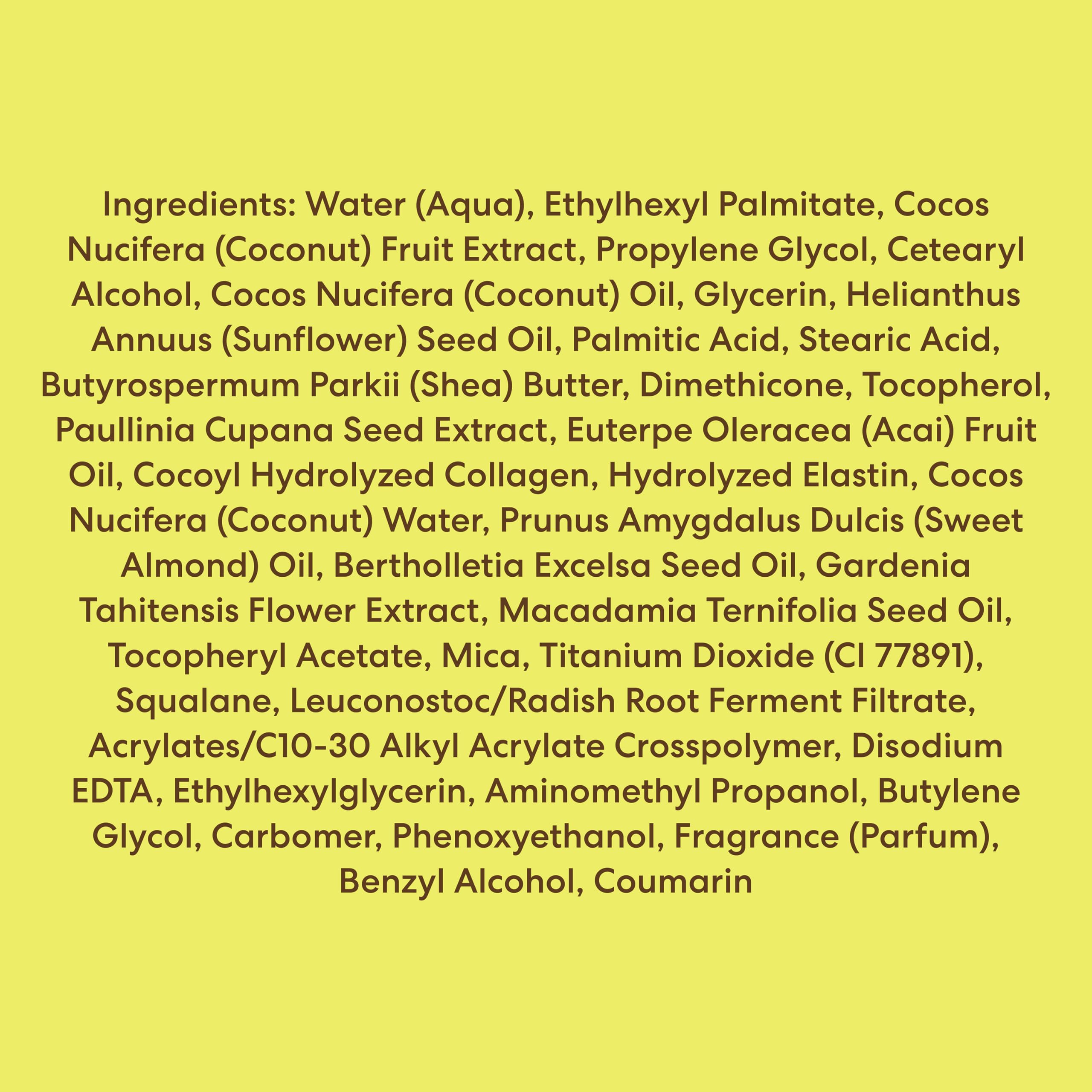 Palmer's Coconut Oil Formula Brazilian Coco Cream with Vitamin E, 8.8 Fl Oz, Whipped Bum, Bust & Body Cream, Helps with Skin Tightening & Firming