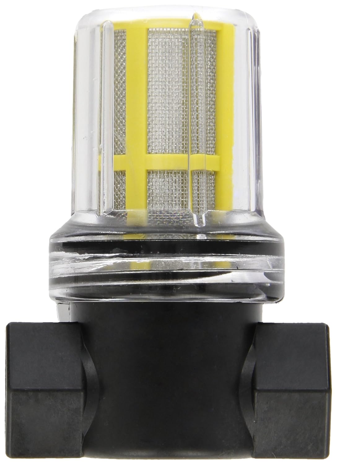 50 Mesh 2 Set Polypropylene Mini TStrainer with Clear Bowl 3/4 NPT