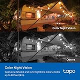 Tapo TC82 2K Wireless Outdoor Security Camera Battery AI Detection Color Night view 9
