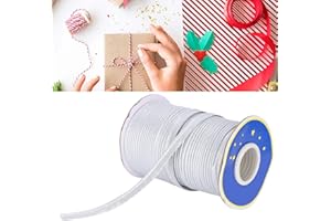 Beufee Satin Piping Trim for Sewing, Piping Bias Tape Silver Piping Cord Silver Trim Sewing Piping Fabric Piping Trim Sewing Bias Tape for Table Cloth or Garment Refined Finishes, 76.55 Yards, Silver