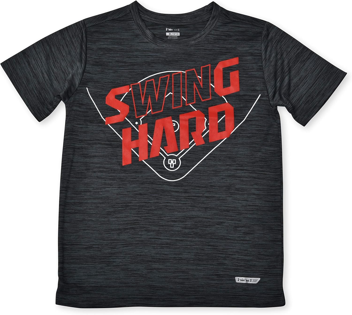 Hind 4-Pack Boys Youth Quick-Dry Breathable Performance Active Athletic T Shirts: Clothing
