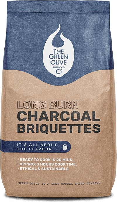 Green Olive Firewood Company 4kg Long Burn Charcoal Briquettes