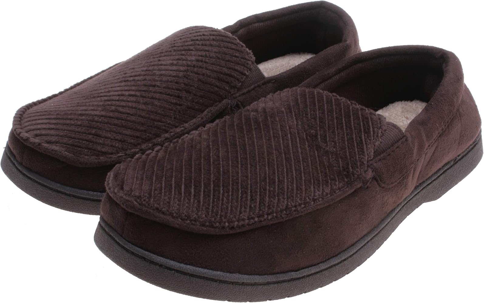 mens dearfoam corduroy slippers