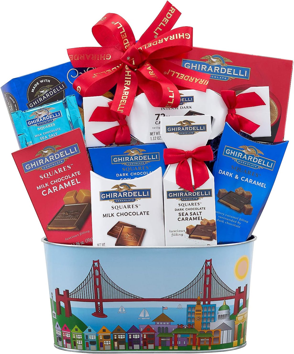 Wine Country Gift Baskets Ghirardelli Milk & Dark Chocolate Gift Basket