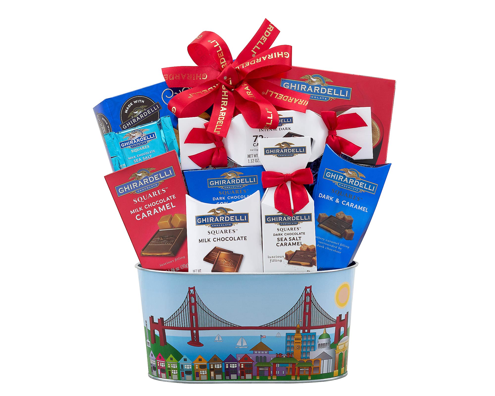 Wine Country Gift Baskets Ghirardelli Milk & Dark Chocolate Gift Basket