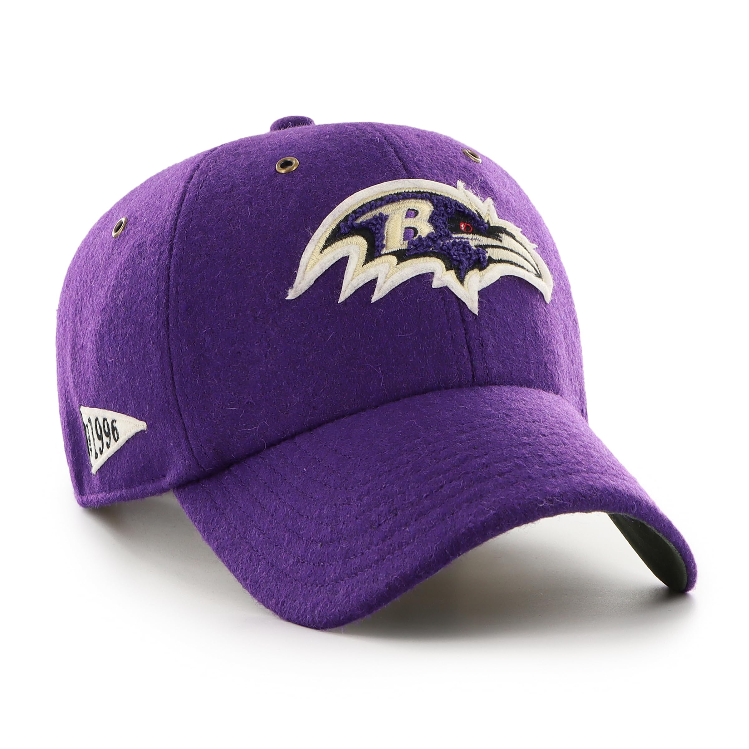 47 Baltimore Ravens NFL Pennant Clean Up Unisex Baseball Cap, Adjustable, Team Badge, Purple
