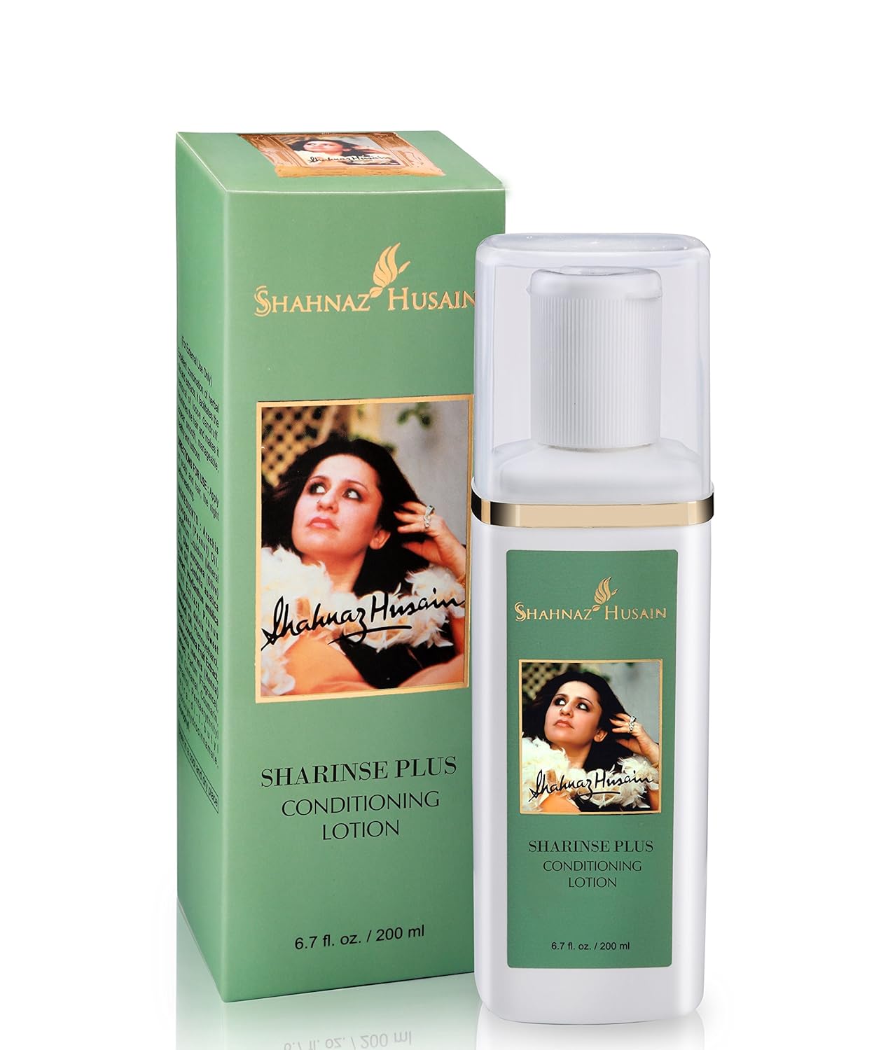 Shahnaz Husain Sharinse Plus Herbal Ayurvedic Hair Conditioning Lotion Latest International Packaging (6.7 fl. oz. / 200 ml)