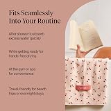 Kitsch XL Microfiber Hair Towel Wrap Cherry Print 40x24 Inches view 6