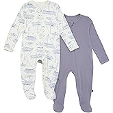 Modern Moments by Gerber unisex-baby Viscose 2-pack Sleep 'N Play With Mitten Cuffs