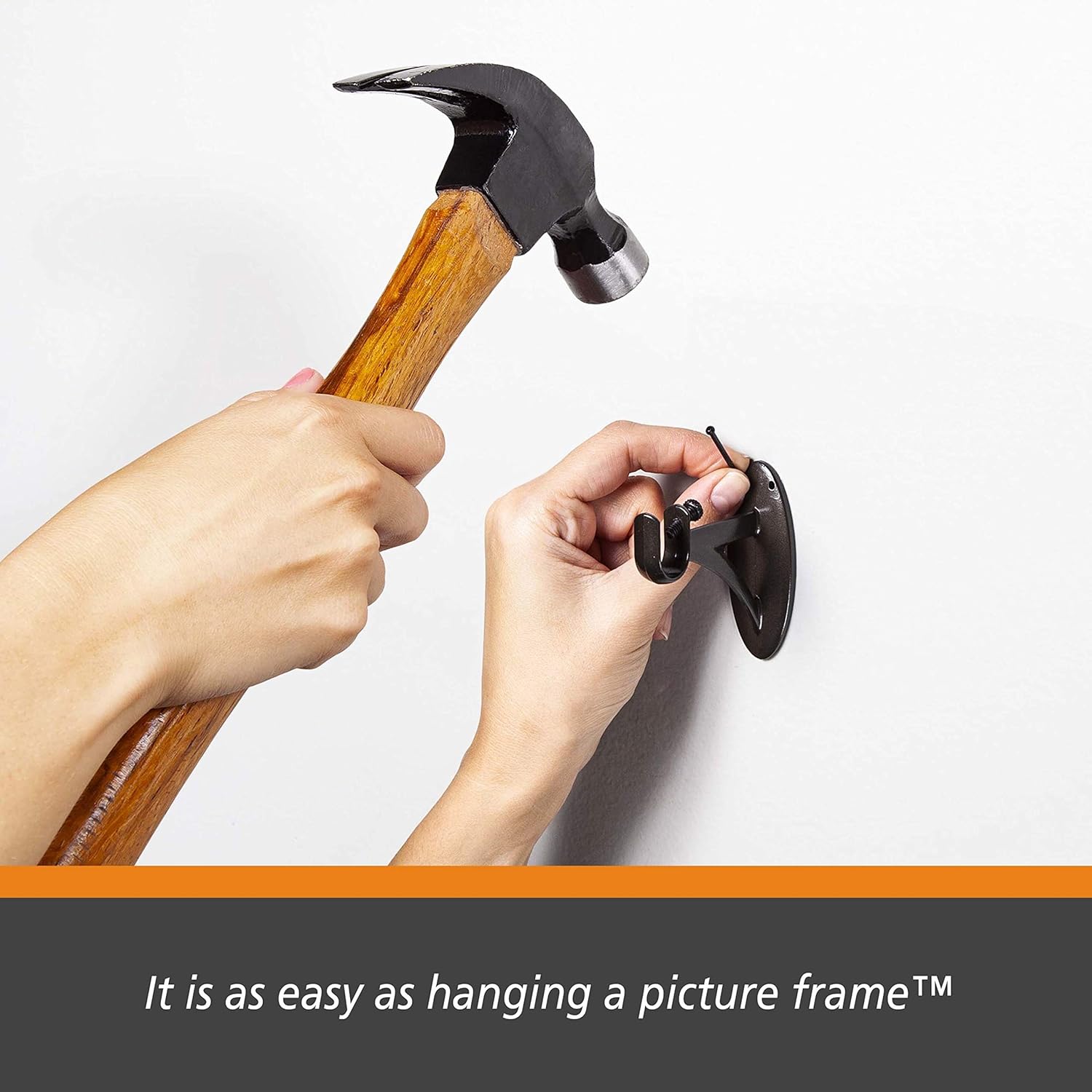 Kenney 5/8" Fast Fit Finn Easy Install Curtain Rod, Weathered Brown, 66"-120": Home & Kitchen
