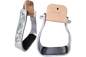 LEXNEL Aluminum Western Horse Riding Stirrups