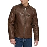 Levi's Men Faux Leather Racer Jacket