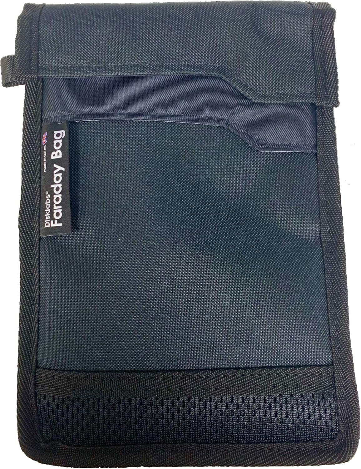 Disklabs Key Shield Home (KS3) Larger RF Shielding Faraday Bag For Multiple Car Keys, Black, Small